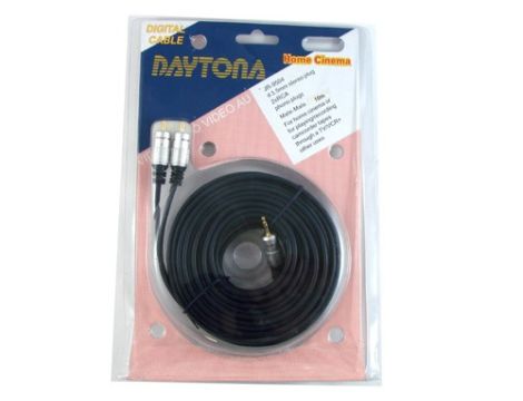 Kabel Jack3,5st-2RCA Digital 10m złote - 2