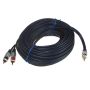 Kabel Jack3,5st-2RCA Digital 15m złote - 3