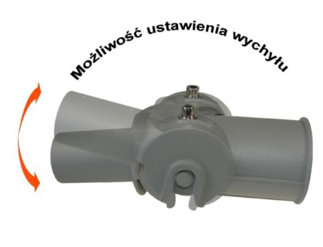 Uchwyt regulowany lampy ulicznej 60/40mm - 2