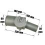 Uchwyt regulowany lampy ulicznej 60/40mm - 4