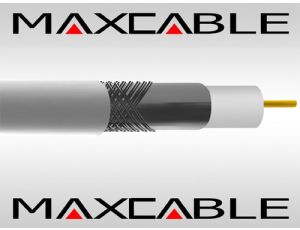 Przewód RG6U 1,02CCS HQ 100m  MAXCABLE LSOH
