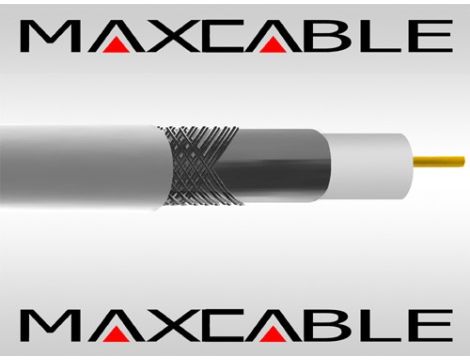 Przewód RG6U 1,02CCS HQ 100m  MAXCABLE LSOH