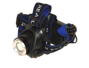 Latarka czołowa 10W LED T6 2x akumulator 18650