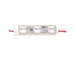 Moduł Led 3x2835 IP67 6500K 1W 12V 170° Z-ECO Lens