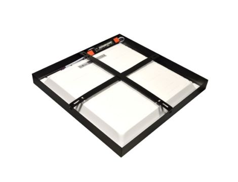 Panel led Chris 400*400  20W 3000K czarny 150l - 2