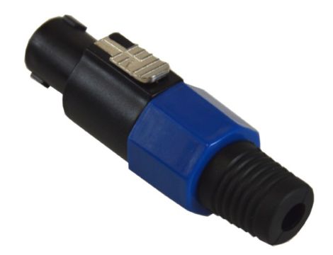 Wtyk speakon 4pin niebieski - 2