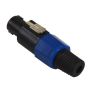 Wtyk speakon 4pin niebieski - 3