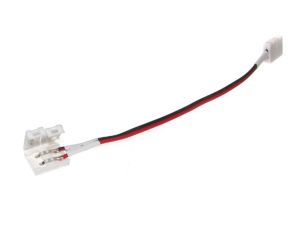 Złączka led 10mm 5050 na kablu dwustronna samozaci