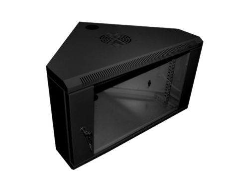 Szafa 19" wisząca DELTA 9U 600x430x467 RAL9004 nar