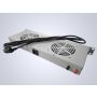 Panel wentylacyjny x2 z termostatem 19" 1U RAL7035 - 3