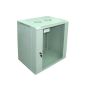 Szafa 19" wisząca ZETA 15U 600x600 RAL7035 szkło - 2