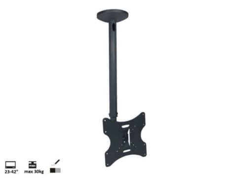 Uchwyt LCD TV 23"-42" 30kg czarny sufitowy
