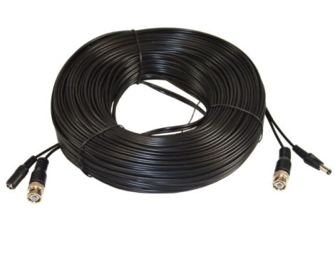 Kabel BNC(wtyk-wtyk)+DC 2,1/5,5(wtyk-gniazdo) 50m - 2