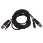 Kabel BNC(wtyk-wtyk)+DC 2,1/5,5(wtyk-gniazdo  3,0m - 3