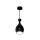 Lampa wisząca Uma led power 12W czarna WW