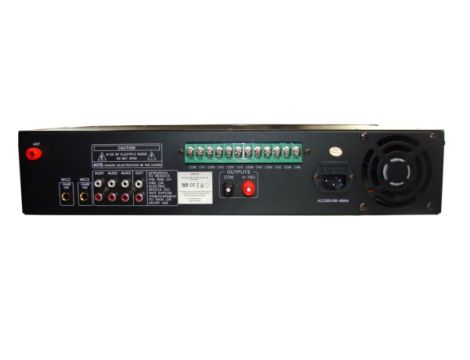 Wzmacniacz MRS PA ZB200K 200W SD, USB 6-strefowy - 3