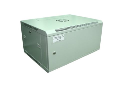Szafa 19" wisząca PILO  6U 600x450 RAL7035 blacha