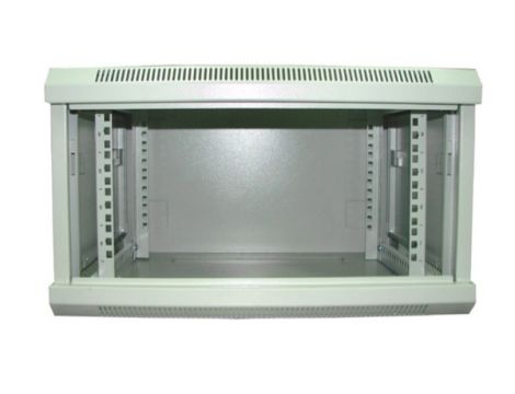 Szafa 19" wisząca PILO  6U 600x450 RAL7035 blacha - 3