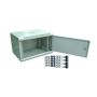 Szafa 19" wisząca PILO  6U 600x450 RAL7035 blacha - 3