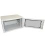 Szafa 19" wisząca ECO  6U 540x400 RAL7035 szkło - 3