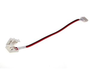 Złączka led  8mm 3528 na kablu dwustronna samozaci