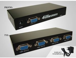 Rozgałęźnik VGA 1/4  150MHz