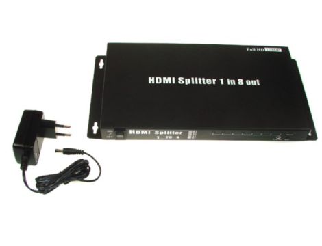 Rozgałęźnik HDMI 1/8 - 4