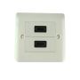Gniazdo 2*HDMI podtynkowe typ europejski - 2