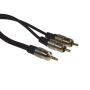 Kabel Jack3,5st-2RCA Metal  1,5m - 2