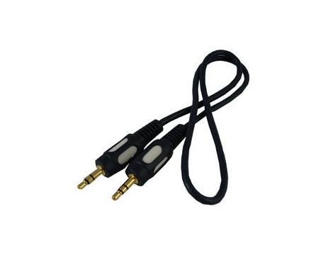 Kabel Jack3,5st.-Jack3,5st. łezka 0,5m --