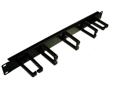 Organizator kabli 1U  5 uchwytów 3poz.+2pion