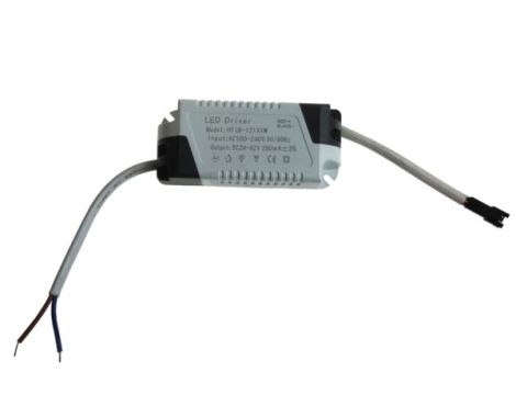 Zasilacz CC plastik  250mA   12W   24-42V