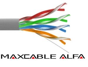 Przewód UTP5E drut Cu MAXCABLE ALFA