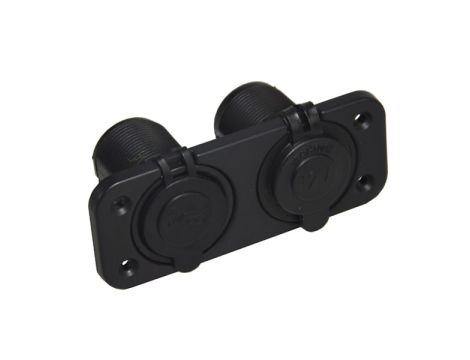 Ładowarka samochodowa montażowa 2x USB 12/24V -- - 2