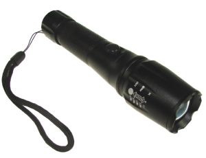 Latarka ręczna 1 dioda 8W T6 zoom 600lm + ładow --