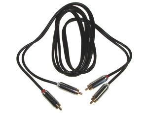 Kabel 2*RCA Metal HQ 2,5m Blister --