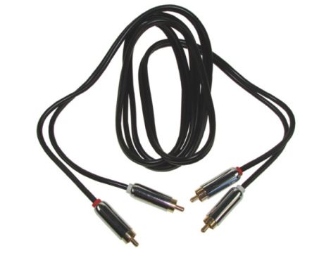 Kabel 2*RCA Metal HQ 2,5m Blister --