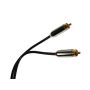 Kabel 2*RCA Metal HQ 2,5m Blister -- - 3