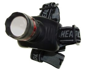 Latarka czołowa 3W LED zoom