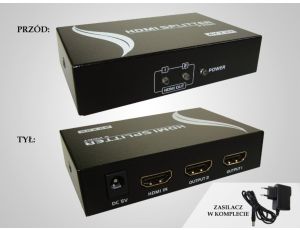 Rozgałęźnik HDMI 1/2 MRS Professional hdmi 1.4