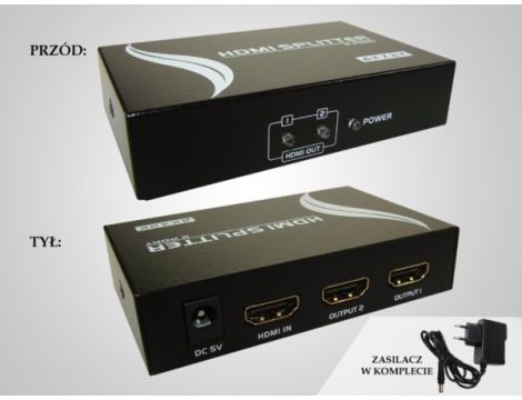 Rozgałęźnik HDMI 1/2 MRS Professional hdmi 1.4