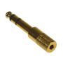 Redukcja wt.Jack 6,3stereo/gn.Jack 3,5stereo metal - 3