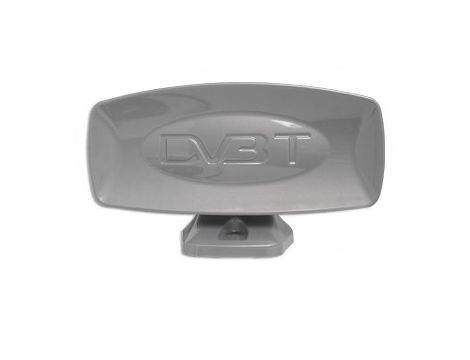 Antena TV pokojowa szara DVB-T --