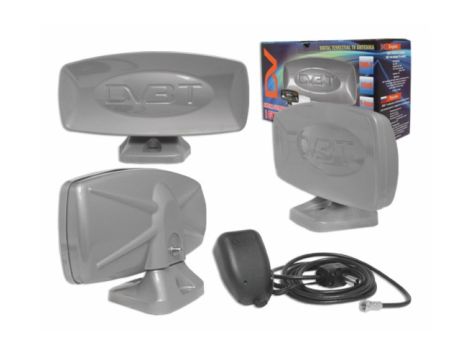 Antena TV pokojowa szara DVB-T -- - 2