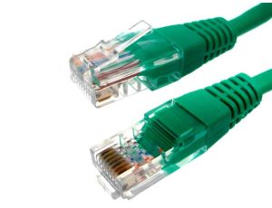 Kabel patchcord UTP5 10,0m zielony