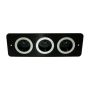 Media port Cova  3*230V  czarny - 2