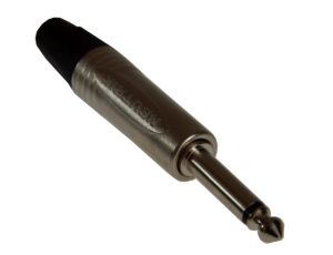 Wtyk Jack 6,3 mono NEUTRIK NP2X metal na kabel