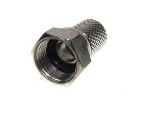 Wtyk F RG6 18mm z uszczelką