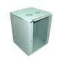 Szafa 19" wisząca KERN 15U 600x600 RAL7035 szkło - 2