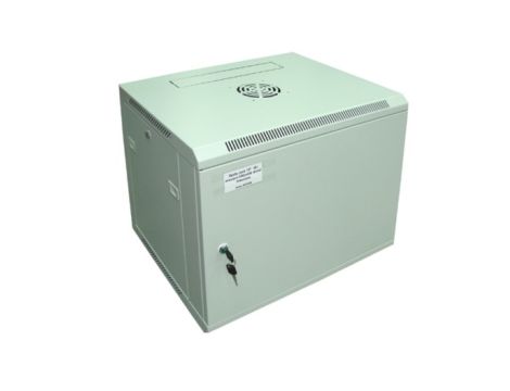 Szafa 19" wisząca PILO  9U 600x450 RAL7035 blacha